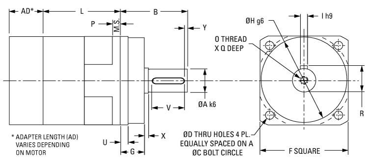 湯姆森 Thomson 減速機 VT018-004-0-RM180-121，VT018-004-0-RM180-114